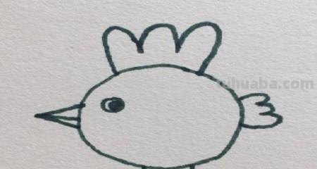简笔画小鸡怎么画（简笔画小鸡怎么画可爱）