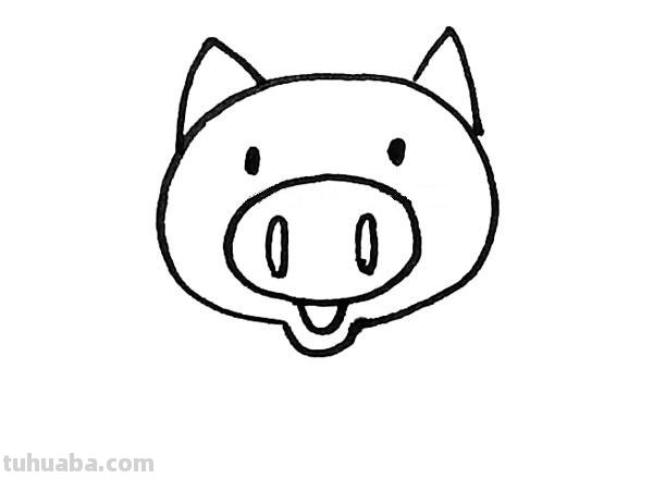 小猪怎么画简笔画（可爱的小猪怎么画简笔画）