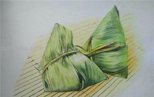 粽子彩铅画怎么画（粽子彩铅画怎么画好看）