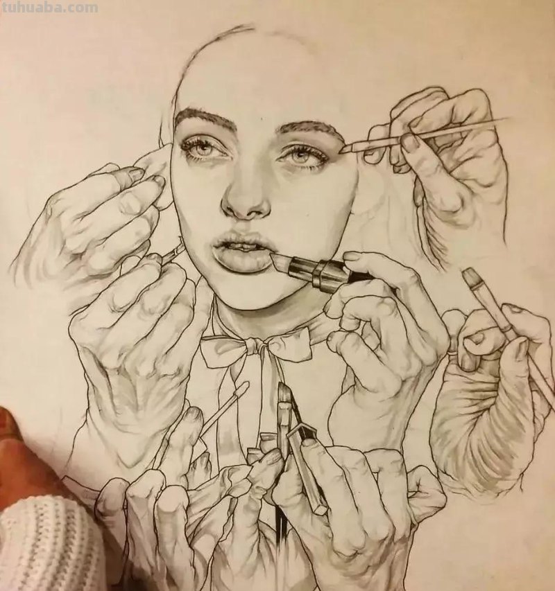 素描画不好?让这位95后高颜值小姐姐教你,简直就是教科书级别啊 素描画不好?让这位95后高颜值小姐姐教你,简直就是教科书级别啊