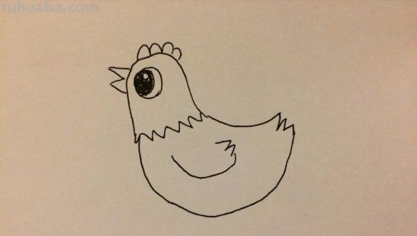 小鸡怎么画简笔画（小鸡怎么画简笔画图片）