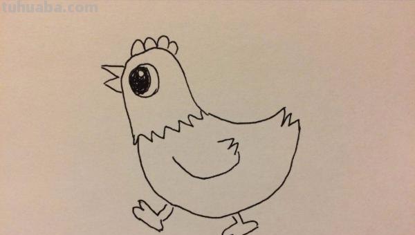 小鸡怎么画简笔画（小鸡怎么画简笔画图片）