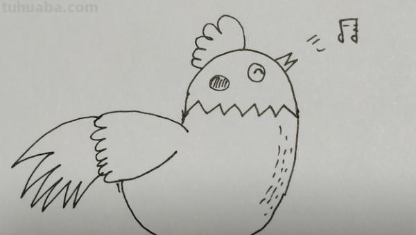 小鸡怎么画简笔画（小鸡怎么画简笔画图片）