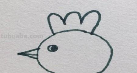 小鸡怎么画简笔画（小鸡怎么画简笔画图片）