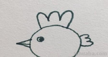 小鸡怎么画简笔画（小鸡怎么画简笔画图片）