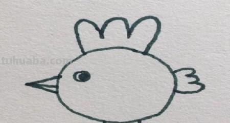 小鸡怎么画简笔画（小鸡怎么画简笔画图片）