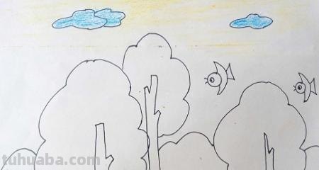 简笔画大树怎么画（简笔画大树怎么画漂亮）