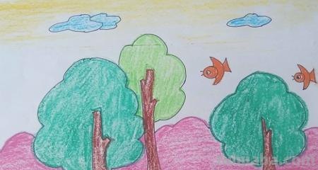 简笔画大树怎么画（简笔画大树怎么画漂亮）