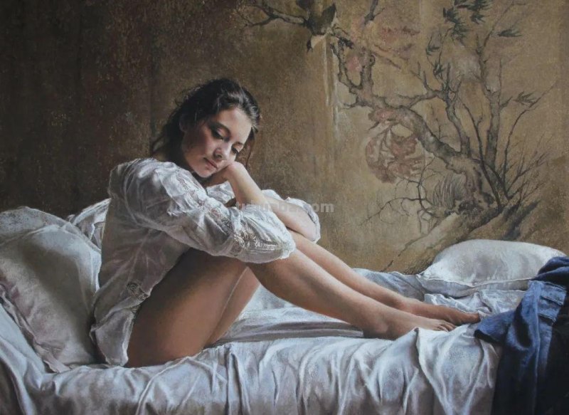 这色粉女人体好美，笔笔精到，表现力不俗