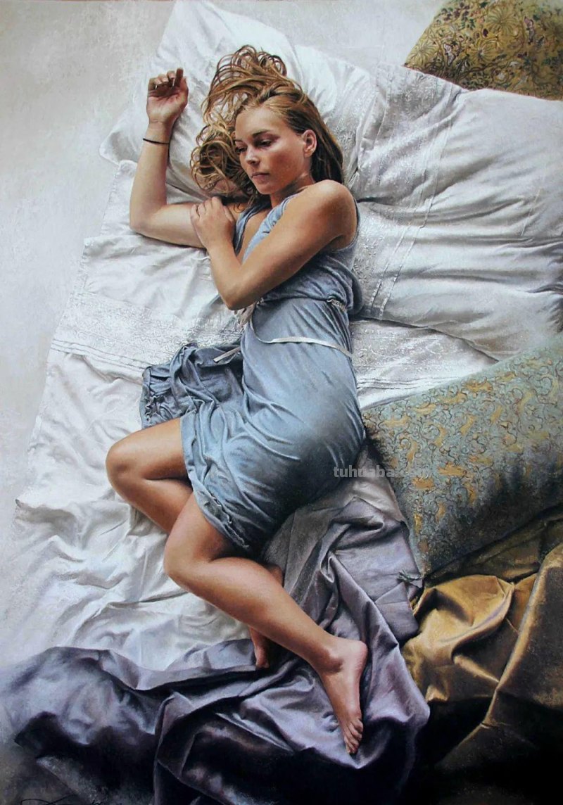 这色粉女人体好美，笔笔精到，表现力不俗