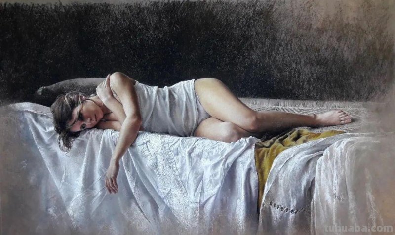 这色粉女人体好美，笔笔精到，表现力不俗