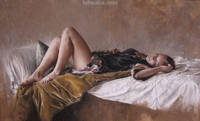 这色粉女人体好美，笔笔精到，表现力不俗