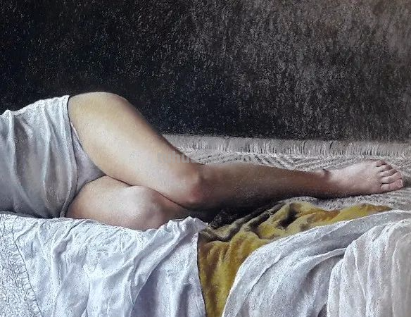 这色粉女人体好美，笔笔精到，表现力不俗