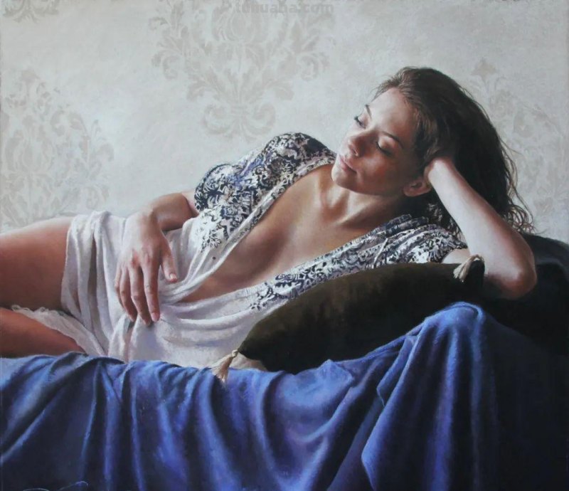 这色粉女人体好美，笔笔精到，表现力不俗