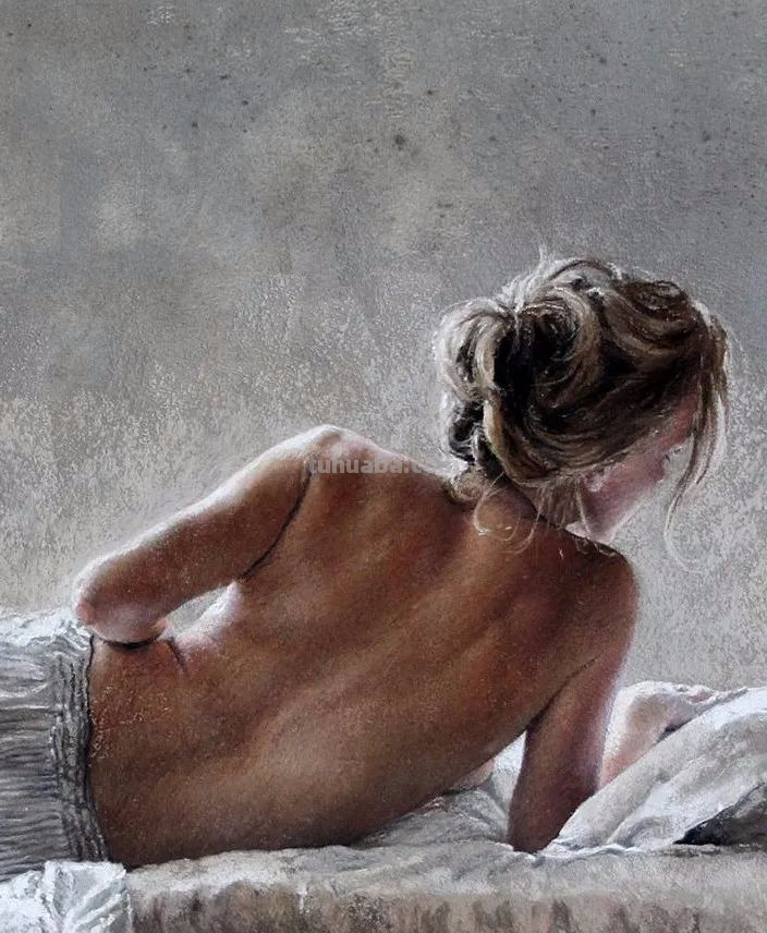 这色粉女人体好美，笔笔精到，表现力不俗