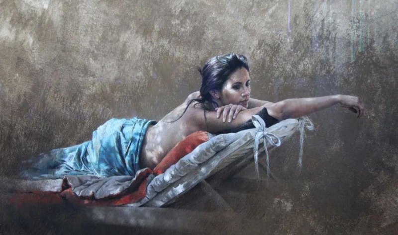 这色粉女人体好美，笔笔精到，表现力不俗