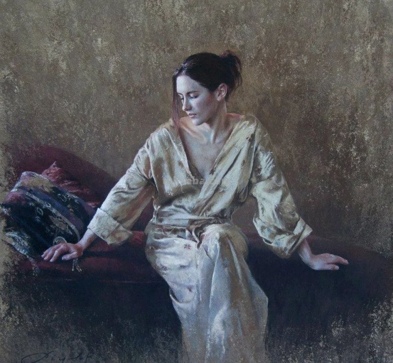 这色粉女人体好美，笔笔精到，表现力不俗