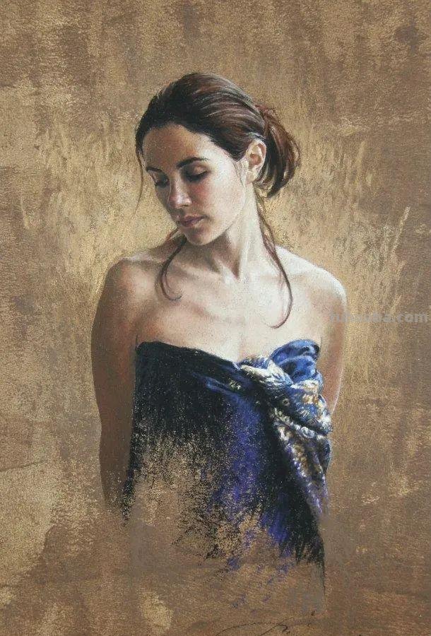 这色粉女人体好美，笔笔精到，表现力不俗