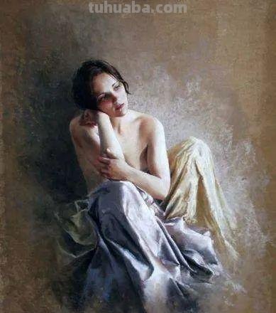 这色粉女人体好美，笔笔精到，表现力不俗