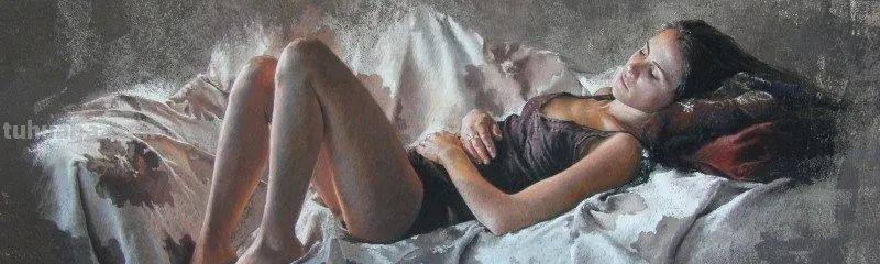 这色粉女人体好美，笔笔精到，表现力不俗