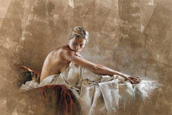 这色粉女人体好美，笔笔精到，表现力不俗