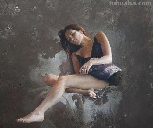 这色粉女人体好美，笔笔精到，表现力不俗