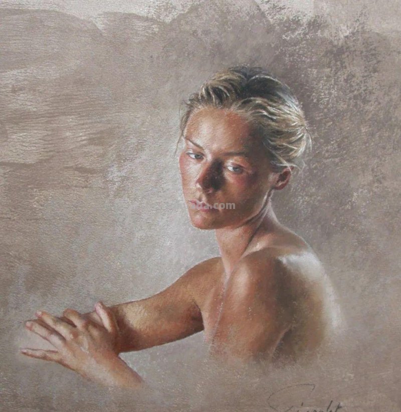 这色粉女人体好美，笔笔精到，表现力不俗