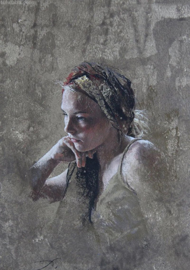 这色粉女人体好美，笔笔精到，表现力不俗