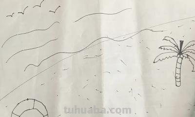 沙滩彩铅怎么画（沙滩彩铅怎么画好看）