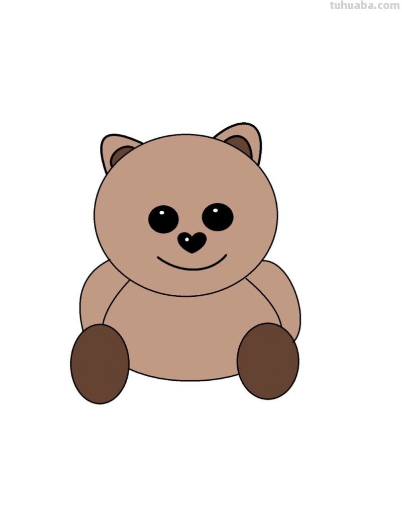 熊的简笔画怎么画（仔仔熊的简笔画怎么画）