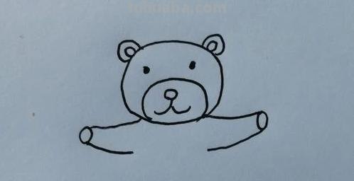 熊的简笔画怎么画（仔仔熊的简笔画怎么画）