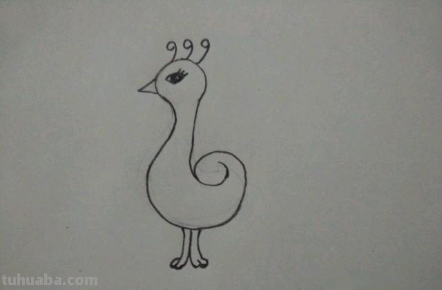 怎么画彩铅孔雀（怎么画彩铅孔雀图片）