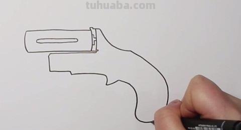 枪怎么画简笔画（狙击枪怎么画简笔画）