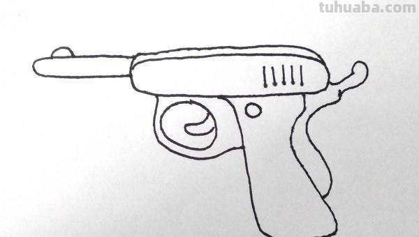 枪怎么画简笔画（狙击枪怎么画简笔画）