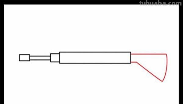 枪怎么画简笔画（狙击枪怎么画简笔画）
