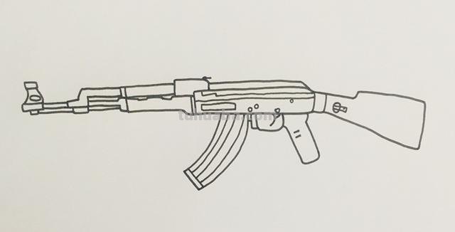 枪怎么画简笔画（狙击枪怎么画简笔画）