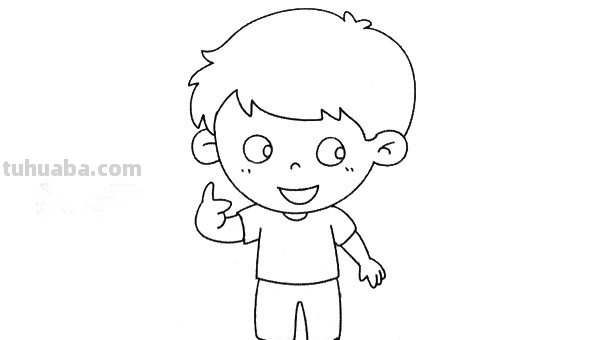 小男孩怎么画简笔画（可爱的小男孩怎么画简笔画）