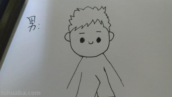 小男孩怎么画简笔画（可爱的小男孩怎么画简笔画）