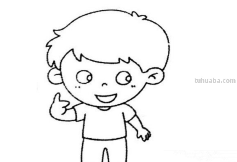 小男孩怎么画简笔画（可爱的小男孩怎么画简笔画）