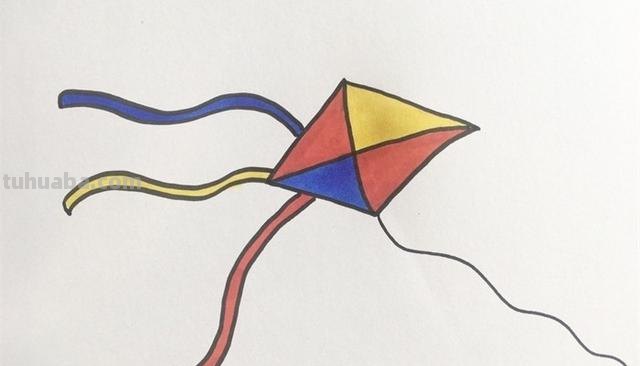 风筝怎么画简笔画（风筝怎么画简笔画图片）