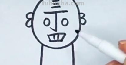 老人怎么画简笔画(坐着的老人怎么画简笔画) 老人怎么画简笔画(坐着的老人怎么画简笔画)