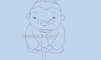 老人怎么画简笔画(坐着的老人怎么画简笔画) 老人怎么画简笔画(坐着的老人怎么画简笔画)