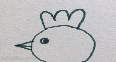 小鸡简笔画怎么画（老鹰抓小鸡简笔画怎么画）