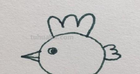 小鸡简笔画怎么画（老鹰抓小鸡简笔画怎么画）
