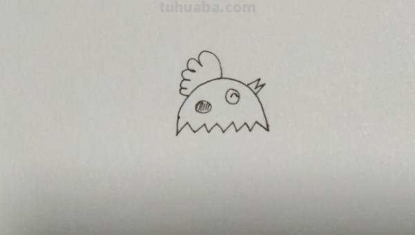 小鸡简笔画怎么画（老鹰抓小鸡简笔画怎么画）