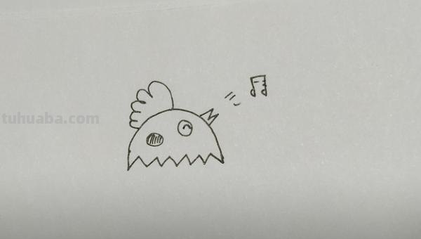 小鸡简笔画怎么画（老鹰抓小鸡简笔画怎么画）