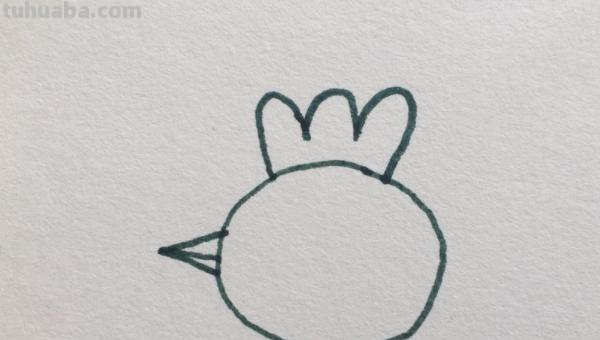 小鸡简笔画怎么画（老鹰抓小鸡简笔画怎么画）