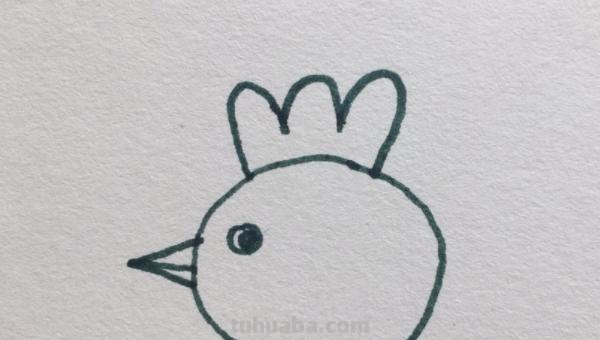 小鸡简笔画怎么画（老鹰抓小鸡简笔画怎么画）
