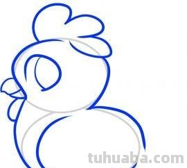 小鸡简笔画怎么画（老鹰抓小鸡简笔画怎么画）