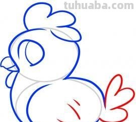 小鸡简笔画怎么画（老鹰抓小鸡简笔画怎么画）